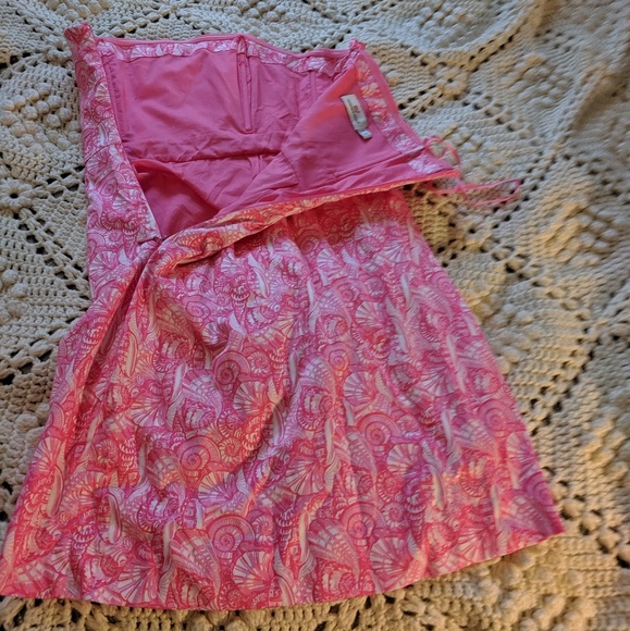 Vineyard Vines Shells all over strapless dress 0 - Picture 4 of 8